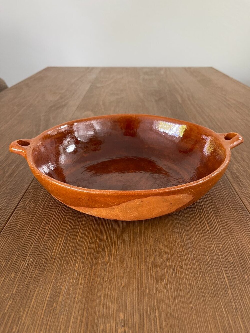 Vintage Pottery - Mexican Red Clay Bowl - Decorative Bowl